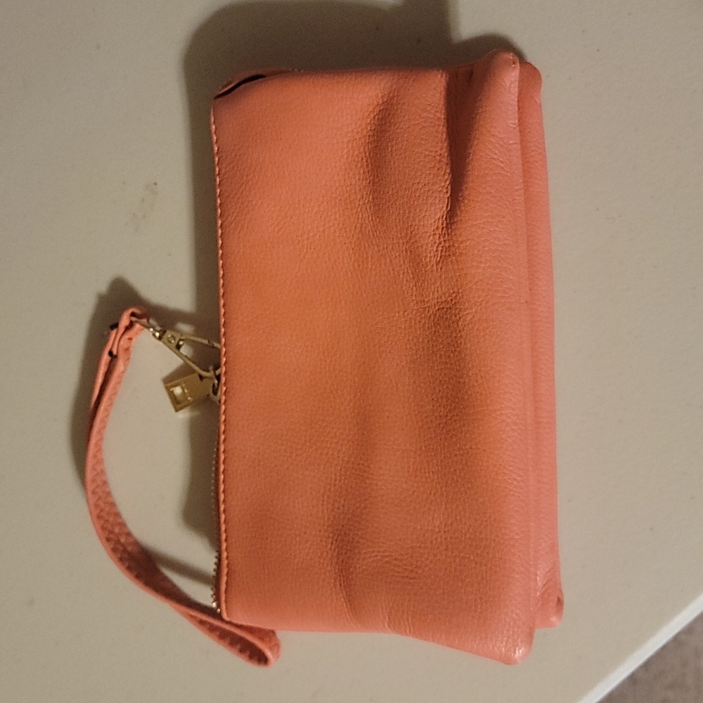 Coral wallet/ wristlet